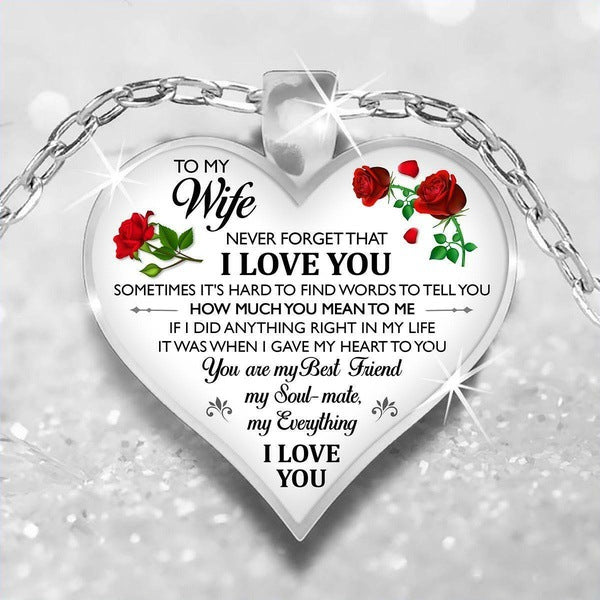 Náhrdelník Slova ze srdce - Památka