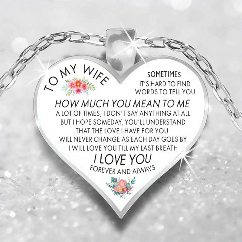 Náhrdelník Slova ze srdce - Památka