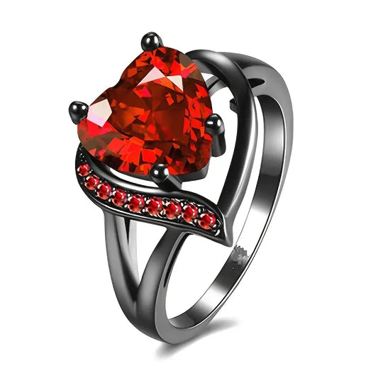 Calindra Rosethorne Prsten | Černá úprava