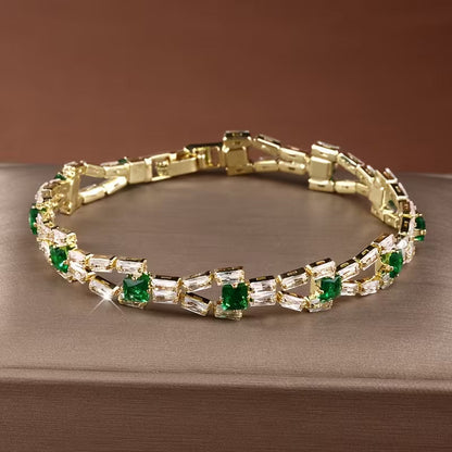 Verde Link Tenisový náramek | Zlato