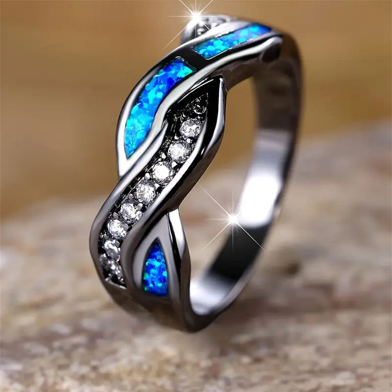 Thessia Lunebray Prsten | Bílé zlato