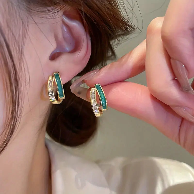 Chloé Feuillage Náušnice | Zlato