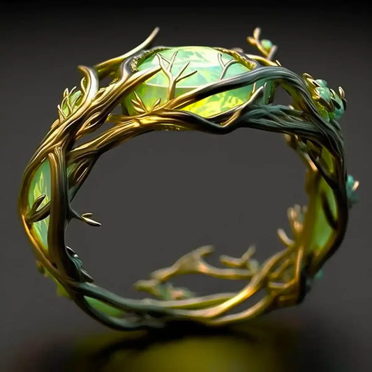 Prsten Verdant Bloom | Zlato